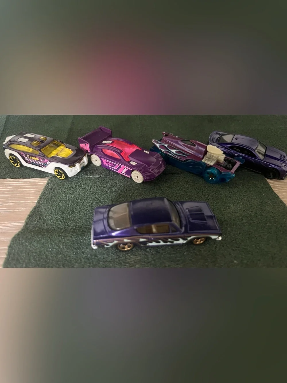 Purple Toy Car Pack - Assorted Racing Vehicles